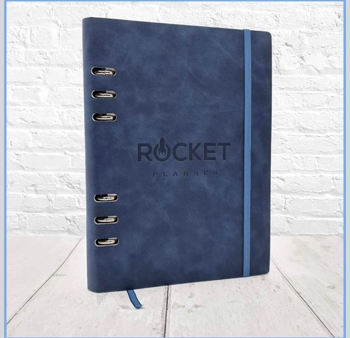 Rocket planner navyblue - rocket, a5