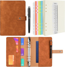 A6 PU Leather Ring Binder
