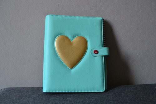 Princess planning blue leather - planning,
