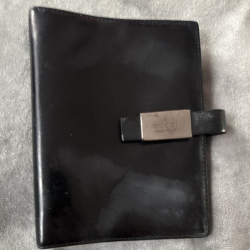 Authentic gucci black leather - authentic,