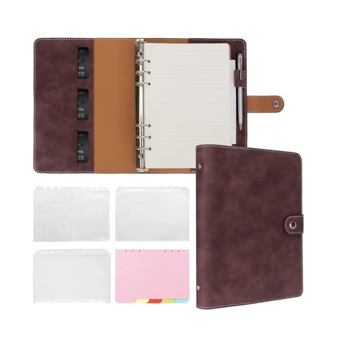 Leather ring binder - a5,