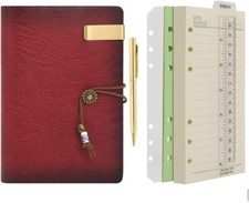 A6 Leather Diary Lined Paper
