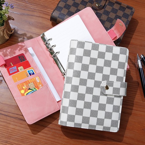 Checked ring binder - checked,