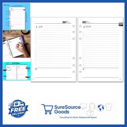 2027 day per page diary - 2027,
