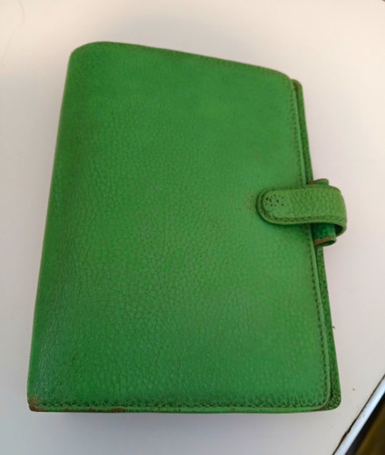 Filofax leather ring binder - leather,
