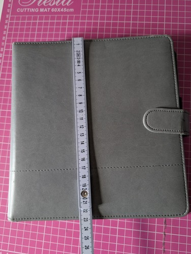 Kaisercraft grey faux - grey, leather