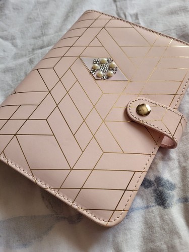 Pink gold geometric - pink,