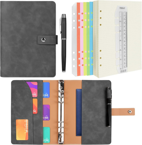 Ring binder notebook gray - a5,