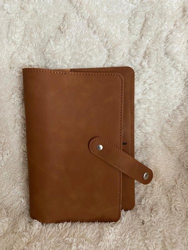 Leather planner binder - a5,