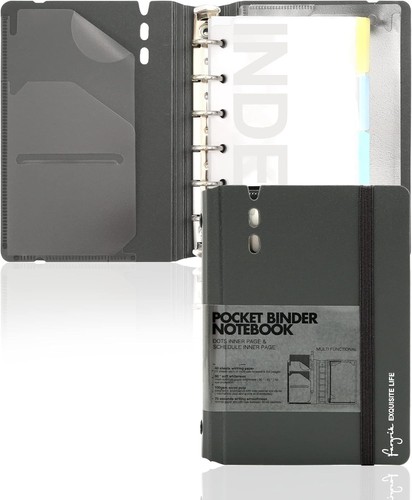 Binder ring notebook with - 6,