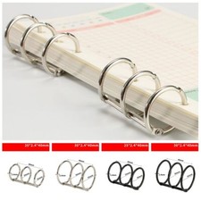 5Pcs 3 Ring Metal Loose Leaf