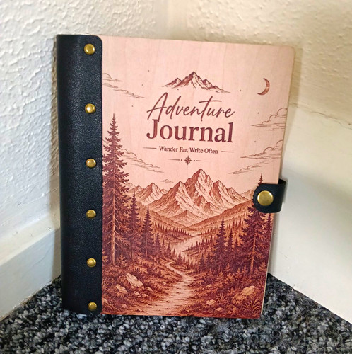 Adventure journal ring binder - adventure,