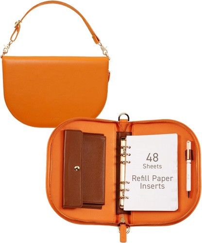 Leather organiser with - organiser,