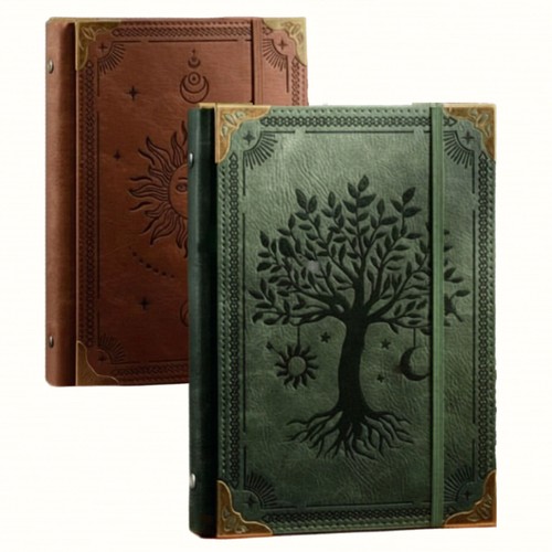 Vintage leather bound - bound, diary