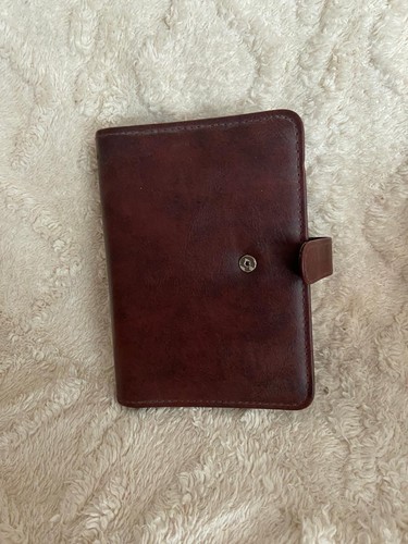 Vintage style leather - leather, a5